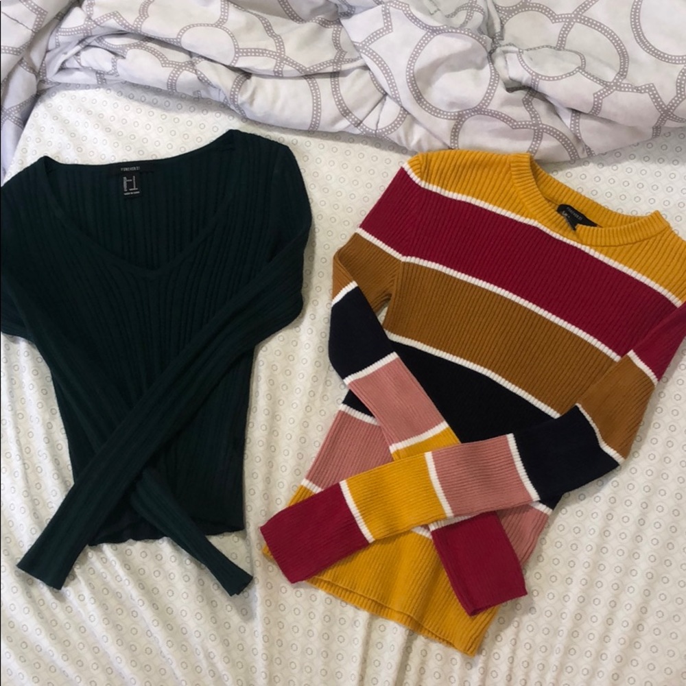 2 Super cute F21 Sweaters!!